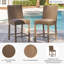 Tabouret de bar avec coussin