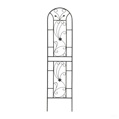 Treillis de jardin en métal antirouille pour plantes grimpantes