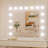 Led Hollywood Iron Makeup Mirror, Adjustable Brightness With Memory Function