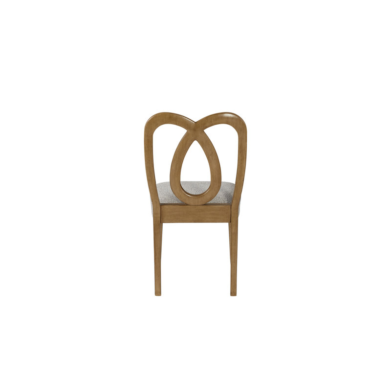 Chaise à dossier sculpté (ensemble de 2)