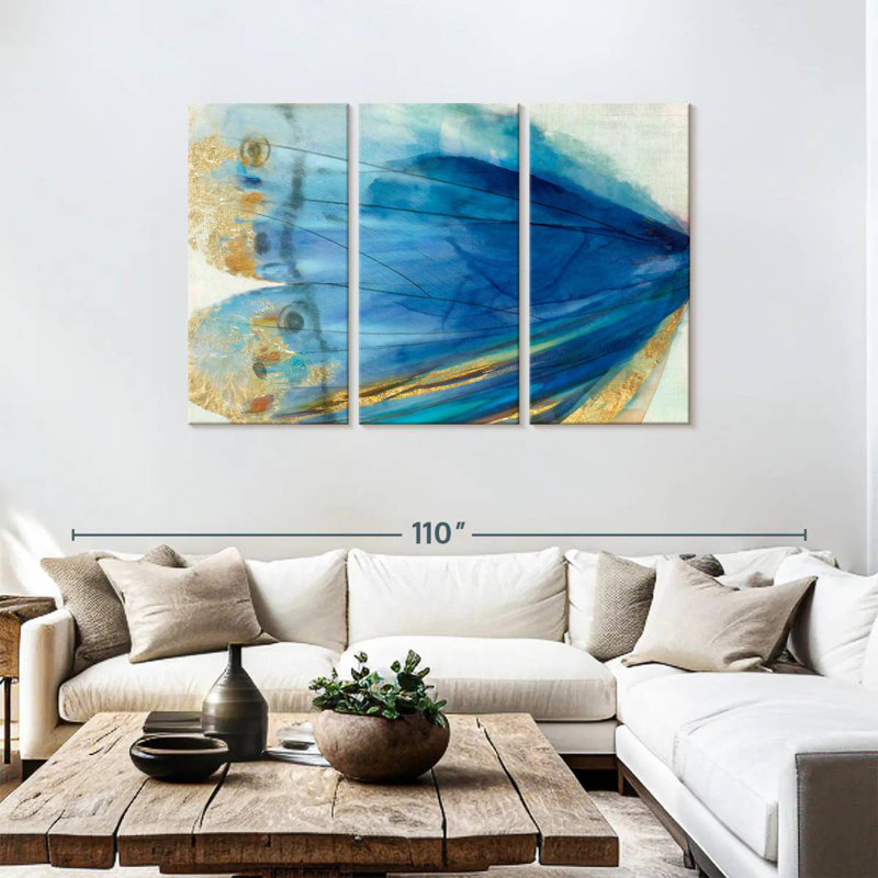 Avery Wing I, 48" H x 74" W