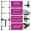 7- Step Aluminum Extension Folding Ladder