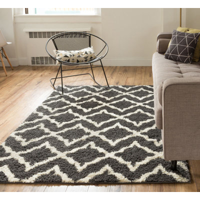Tapis gris / blanc Madison