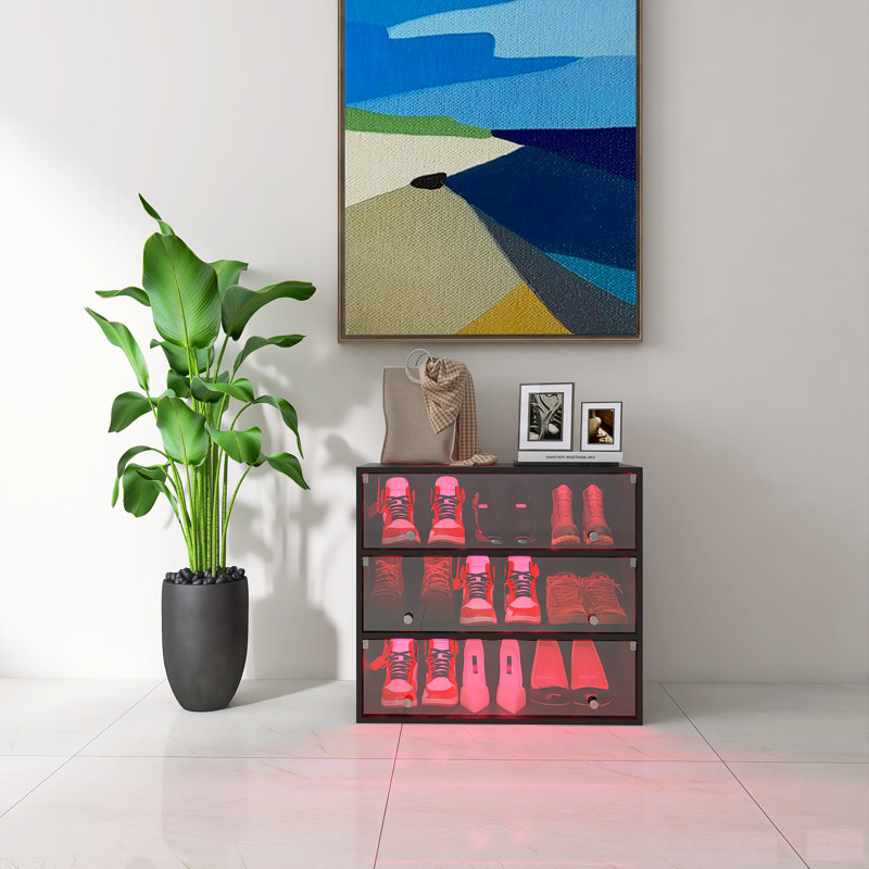 Boîte de rangement pour chaussures empilable 9 paires Jelena