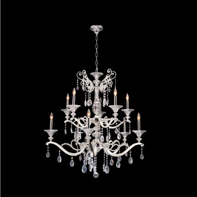 Lustre argenté 2 tons Vasari Allegri