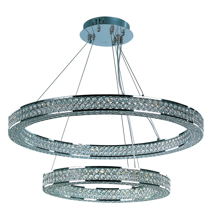 Ambrose LED Tiered Chandelier