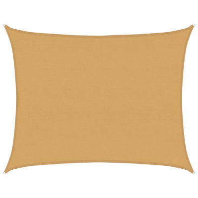 Sunshade Sail 160 G/M² Rectangular Orange 6X8 M HDPE