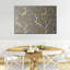 Impression sur toile à motif de feuilles d'or-1124299412