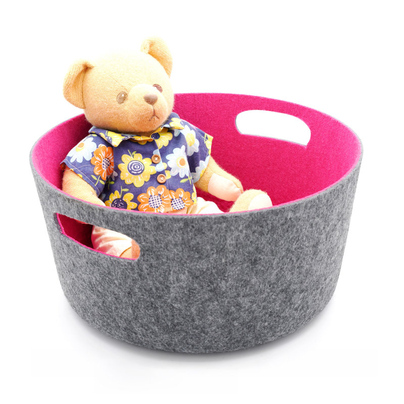 Fabric Storage Bin 1, Hot pink