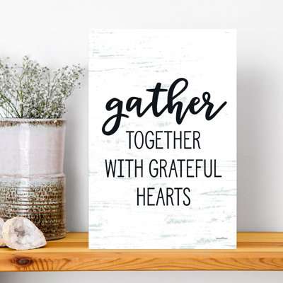 Art mural abstrait rustique «Gather Together»