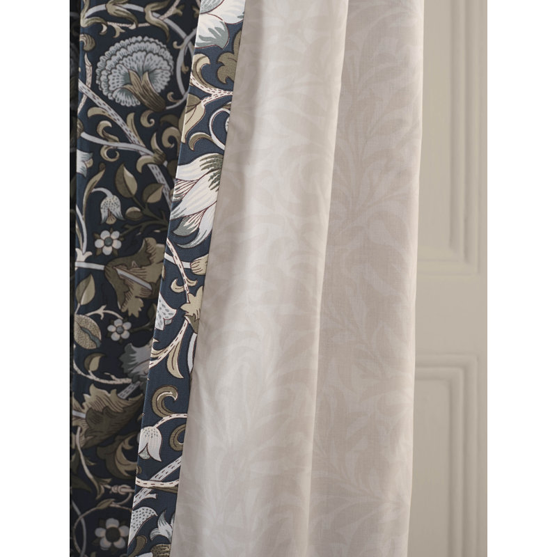 Cotton Blend Curtain Panel Pair, 229cm W x 183cm L