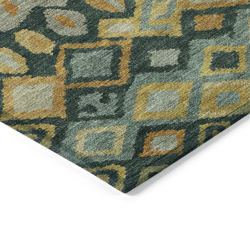 Tapis d'intérieur / extérieur lavable à la machine Matteson ACN2303, Rectangle 1 pi 8 po x 2 pi 6 po