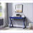 Desks, Modern Twilight Blue Writing Desk with Storage Drawer | Blue | Synthetic Wood-1011779203