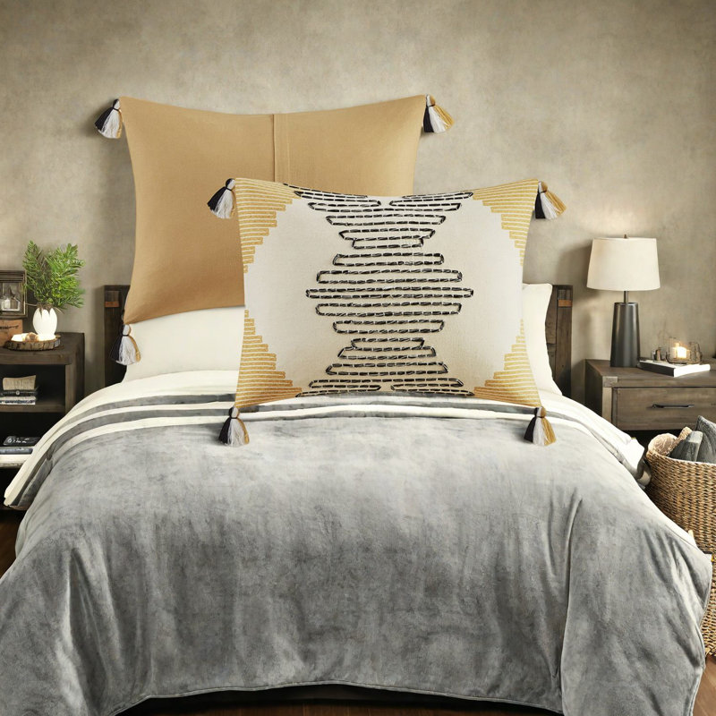 Ensemble de literie en coton de qualité supérieure, confort naturel et style chic pour la maison