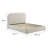 Keynote Upholstered Fabric Curved Platform Bed-101181369-101181374