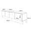 Unfinished TV Stand for TVs up to 58"-2137466808