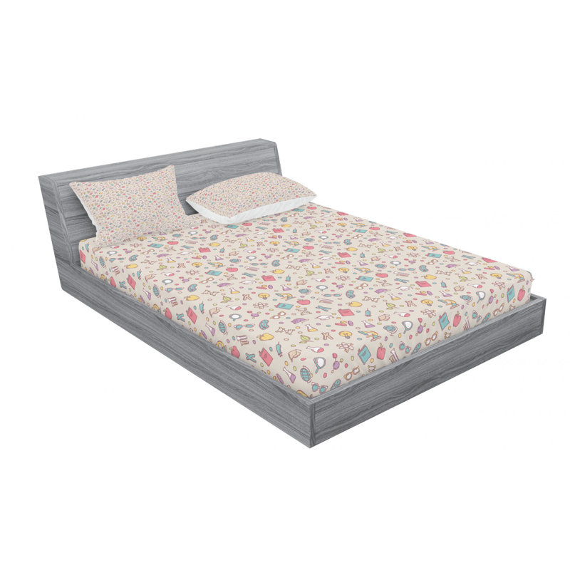 Microfiber Sheet Set, Full Sheet Set with Fitted Sheet