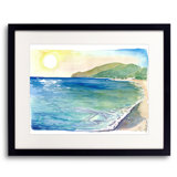 Tropical Beach Dreams In Grand Anse D Arlet Martinique Print by Martina Bleichner