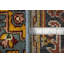 Tapis indien géométrique bleu clair clair 3 x 5