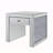 Mirrored & Faux Diamonds End Table