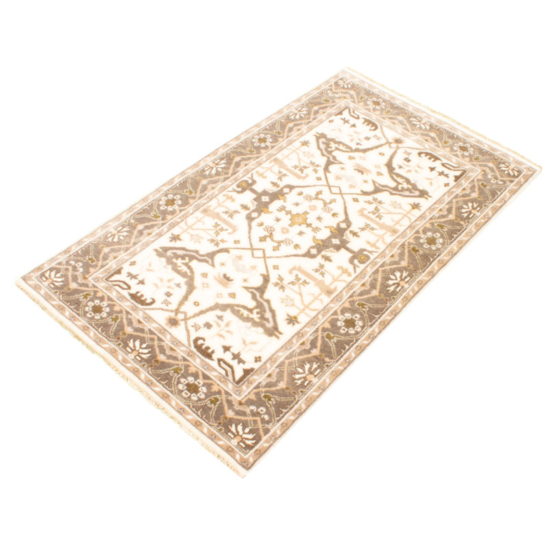 Tapis décoratif en laine de conception unique noué à la main New Age 5 pi x 8 pi 3 po Deonnie