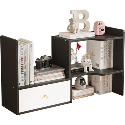 Expandable Wooden Desktop Bookshelf