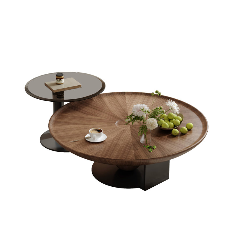 Table basse gigogne en bois Marizela