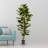 Artificial Fiddle Leaf Fig Tree - 6FT Fake Plant with Pot and Natural Feel Leaves for Home or Office Decor - Artificial Plants Indoor
