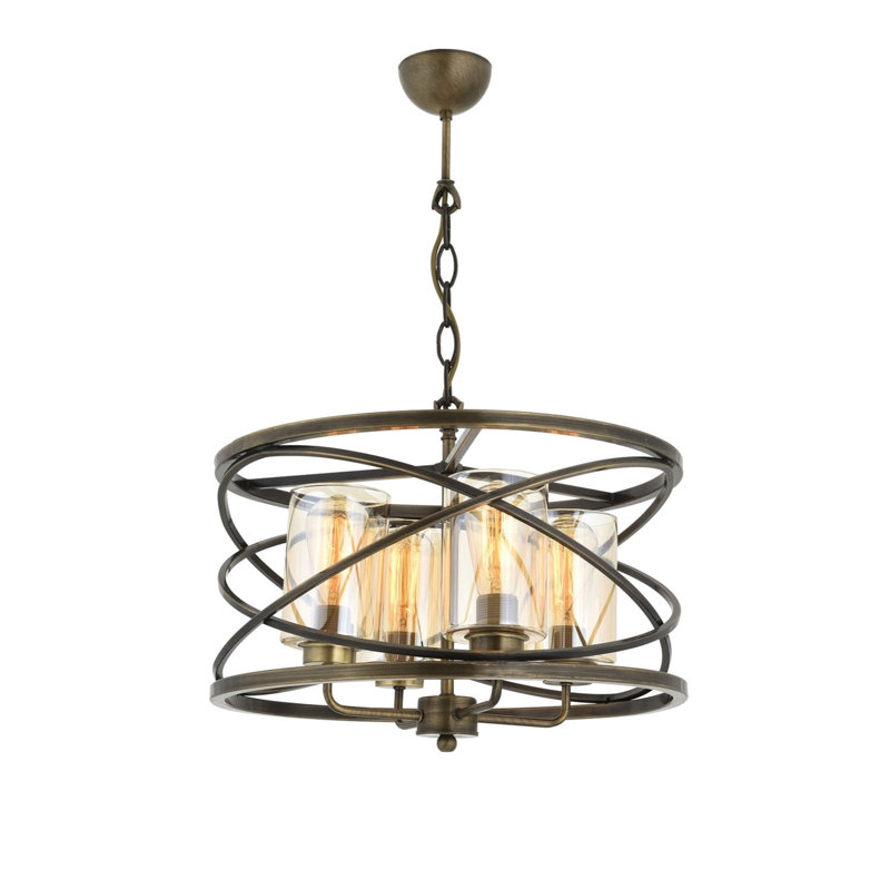 Lustre tambour 4 lumières