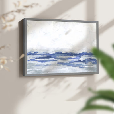 Blue Breakers II -Framed Print - Restickable