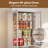 Hazeghi Double Glass Doors and Four Layers of Adjustable Shelving &Bookcase-1874907
