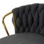Chaise de bar en lin de conception moderne avec pieds hauts et tabouret, convient au café-bar, ensemble de 2-428129681