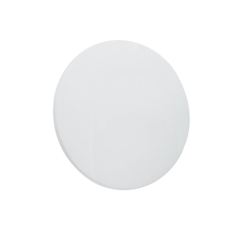 Ambiance - Applique murale ronde à rétroéclairage à température de couleur réglable ADA, Blanc brillant