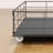 Bed Frame With LED, 4 Under-Bed Portable Storage Drawers, Wings Headboard Design-6159413-6159414