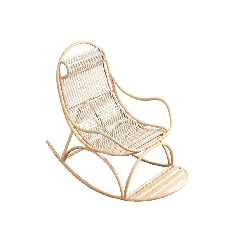 Chaise berçante en métal