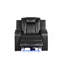 Fauteuil inclinable électrique en similicuir noir-1465139422
