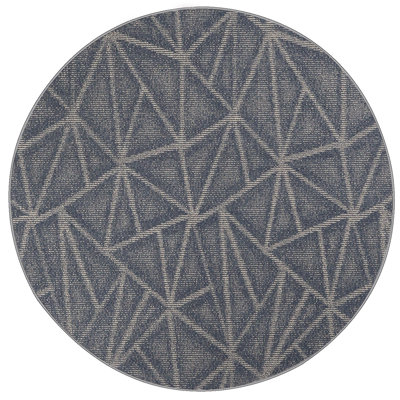 Tapis bleu marine Deyoung