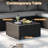 8-Piece Patio Furniture Set with Propane Gas Fire Pit Table-599686394-599686392