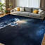 Tapis transparent clair lavable à la machine, planètes beauté et étoiles-133455826