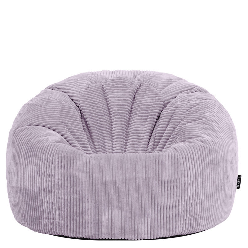 Kingston Corduroy Classic Bean Bag, Lavender Purple