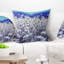 Incroyable fleur de camomille bleu clair - coussin à imprimé floral-29488269-29488273