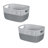 Simplify Polypropylene Decorative Basket-182548607-241666553-241674163