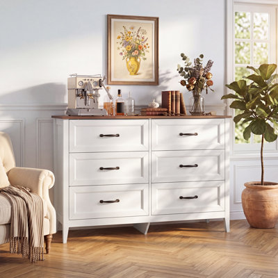Commode double à 6 tiroirs Masad