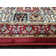 Tapis d'intérieur rouge / beige Weisgerber