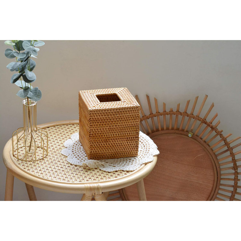 Tissue Box Cover, Yellow