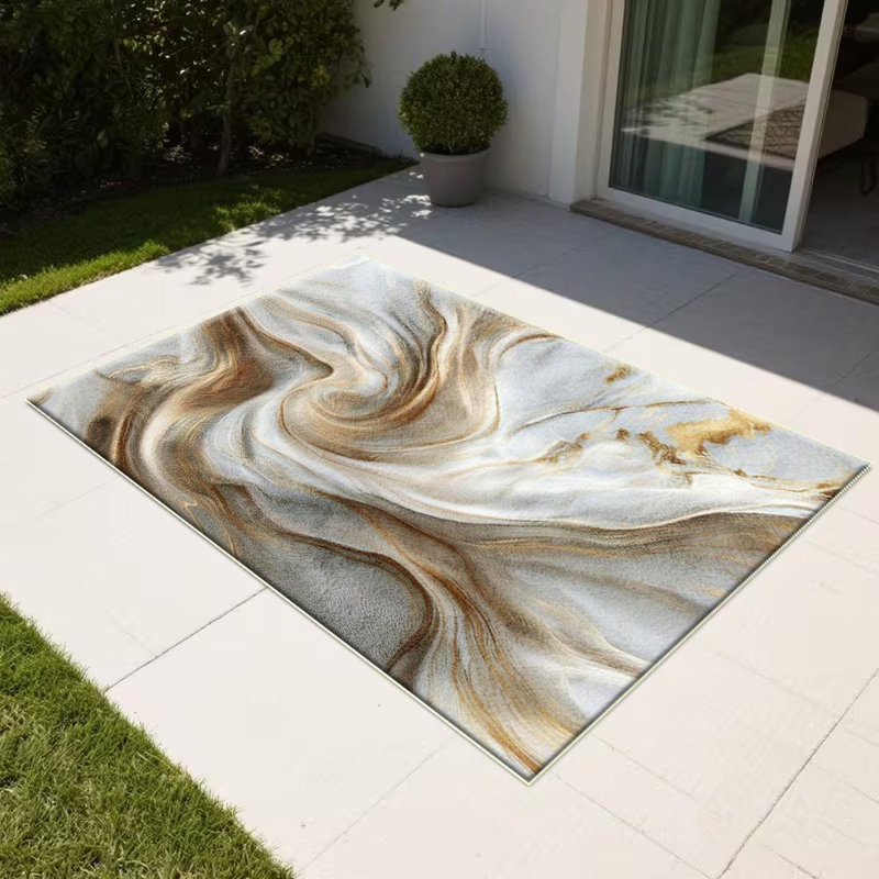 Marble Pattern Area Rug, Soft And Lightweight, Suitable For All Seasons, Easy To Maintain And Easy To Clean, Machine Washable Carpet Floor Mat, Suitable For Living Room, Bedroom, Dining Room, Balcony, Office, Room Decor, Home Decor, Outdoor Decor