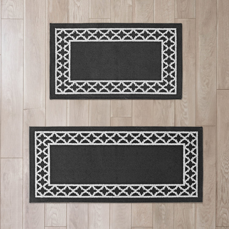 Nautica Collin Border Machine Washable All Loop Tufted Rugs