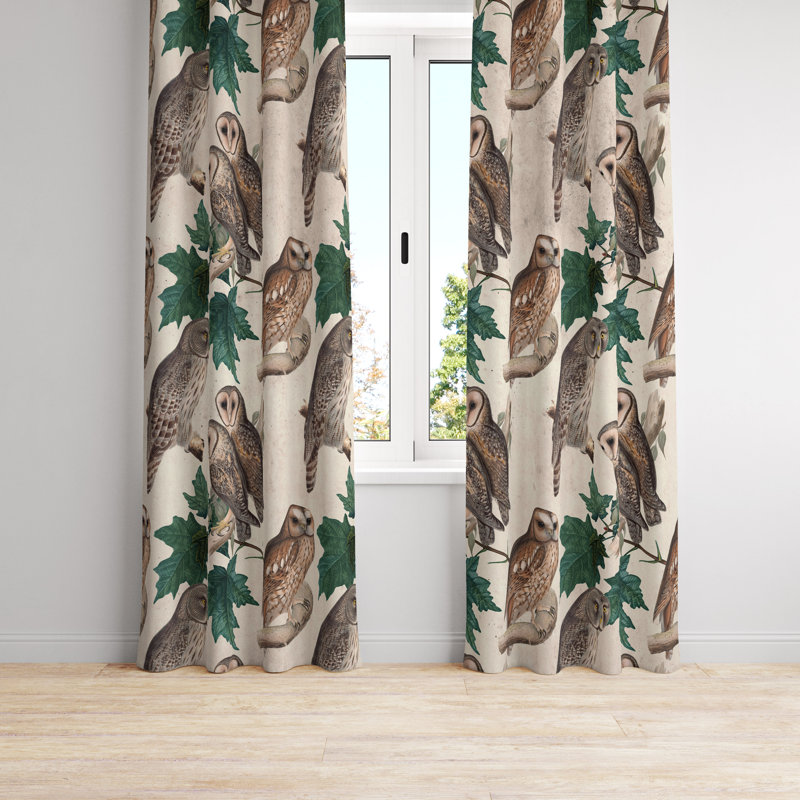 Semi Sheer Curtain, 20" W x 52" L