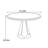 Retro round dining table-1827632057