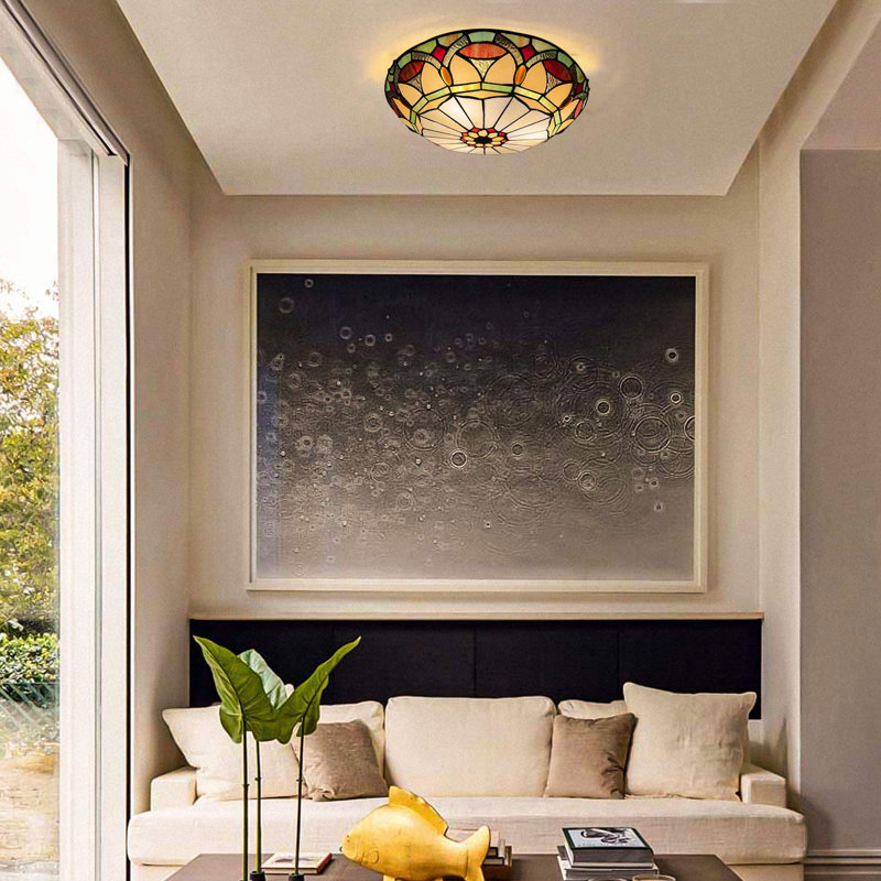 Uchis Glass Flush Mount